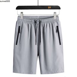 Designer Shorts Are Selling Well. Summer New Mens Loose Capris Shorts Lace Up Quick Drying Beach Pants Middle Trend