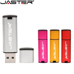 JASTER High speed Pen Drive 128GB Portable USB 2.0 Flash Drive 64GB Real Capacity Memory Stick 32GB wedding gift U Disc 16GB 8GB