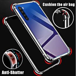 Soft Silicone Shockproof Clear Case for Xiaomi Redmi Note 8T TPU Transparent Covers Shell for Redmi Note8T 6.3" M1908C3XG Safety