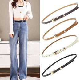 Belts Candies Colour Feamle Leather Belt Fashionable Needle Buckle For Outdoors