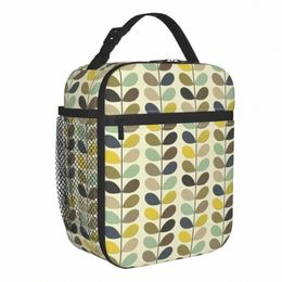 custom Orla Kiely Multi Stem Lunch Bag Women Cooler Thermal Insulated Lunch Boxes for Adult Office G3ea#