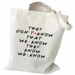 canvas Tote Bag Student Pivot Friends TV Show Shop Bag Women Graphic Casual Handbag Side Bag for Ladies k6RS#