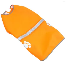 Dog Apparel Reflective Vest Fluorescent High-visibility Pet Clothing