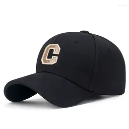 Ball Caps Classic Baseball C Letter Embroidery Dad Hat Adjustable Sun Protection Sport Hats Casual