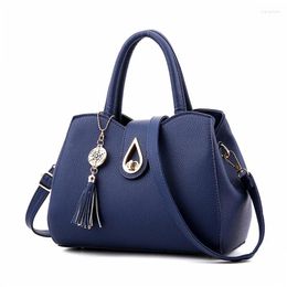 Bag Pu Leather Women Tote Tassel Pendant Designer Handbags Luxury Quality Lady Shoulder Crossbody Bags Fringed Messenger