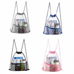 beach Bag Drawstring Gym Bag Travel Gym Bag Clear Waterproof Sport Backpack 66iv#