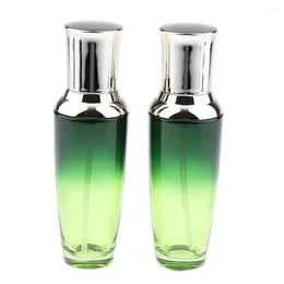 Storage Bottles 2 Pieces Glass Eye Cream Cosmetic Pump Spray Bottle Makeup Empty Container