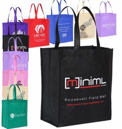 wholesale Free Custom N Woven Shop Bag Polypropylene Promotial Bags Printing c6aK#