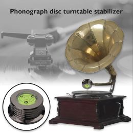 1-5CPS Universal 50Hz Aluminium Alloy LP Disc Stabiliser with Level Weight Clamp Music Record Player Vinyl Turntable Weight Clamp