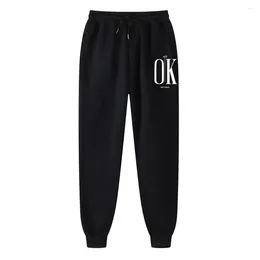 Men's Pants It's OK Don't Worry Printed Running Jogging Men Casual Soft Bodybuilding Joggers Sweatpants Fitness Sporting Trousers