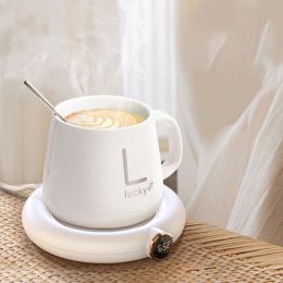 USB Cup Warmer Portable Warmer 3 Gear Coffee Mug Heating Coaster Smart Thermostatic Hot Plate Milk Tea Water Heating Pad Heater