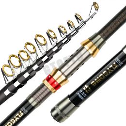 Rods GTOFYU 99% Carbon Short Sea Fishing Rods Fiber Telescopic Fishing Rod 1.02.4M Spinning Telescopic Fishing Tackle Spinning Rod