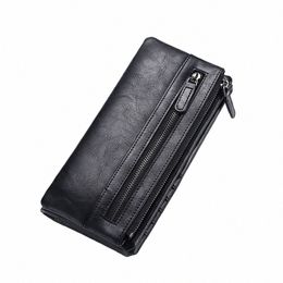 south GOOSE Men Lg Wallet Classical PU Leather Clutch Wallets Male Busin Mey Purse ID Card Holder Large Travel Wallets z2T4#