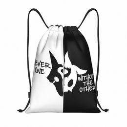 kindred Drawstring Bag Men Women Portable Gym Sports Sackpack Legends Battle Game LOL Shop Storage Backpacks 9765#