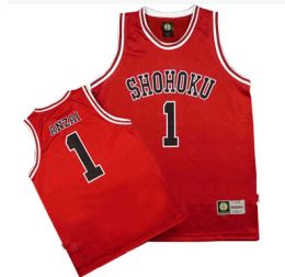 Shohoku School Basketball Team 1-15 Sakuragi Hanamichi Jersey Tank Tops Shirt Sports Wear Uniform Cosplay