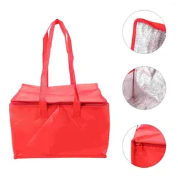 Take Out Containers Insulation Bags Grocery Insulated Groceries Delivery Shopper Portable Non-woven Fabric Thermal Style Purses