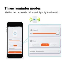 NUOVO campanello wireless WiFi Tuya Nessuna batteria richiesta impermeabile Campanello wireless per esterno Impostazione app Smart Life Campanello per porta intelligente