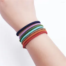 Charm Bracelets Simple Good Lucky Multi Color Tibetan Adjustable Knots Accessories Jewelry Rope Bangles