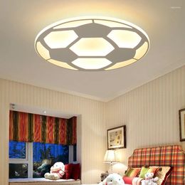 Ceiling Lights Minimalist Modern Bedroom LED Light Creative Cartoon Football Room