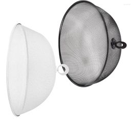 Dinnerware Sets 2pcs Stainless Steel Cover Dome Screen Covers Tents Mesh