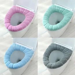 Toilet Seat Covers Knitted Cover Thicken O-type Pad Household Ring Winter Universal Cushion Bathroom