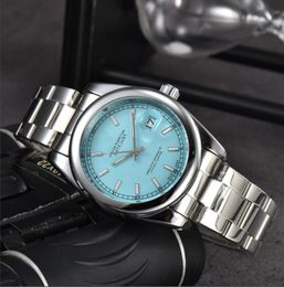 Luxury fashion men women Blue Balloon mechanical watches stainless steel male wristwatches feminino waterproof tank design lady clock watch