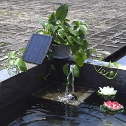 Pumps Solar Power Panel Landscape Pool Garden Fountains Pluggable Solar Power Decorative Fountain 9V 2.5W Water Pump