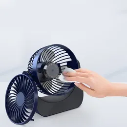 Decorative Figurines Appliances Fan Small Super Silent Three-gear Usb 1 Pcs 160 100 170mm 360 Degree Adjustment 4W 5V 1A Charging