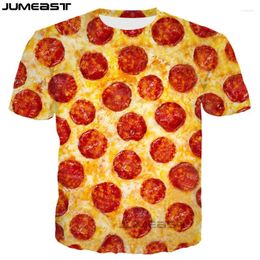 Men's T Shirts Jumeast Brand Men Women 3D Printed T-Shirt Food Oversized Summer O-Neck Short Sleeve Shirt Sport Pullover Tops Tees