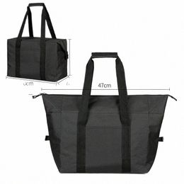 folding Cooler Bag Large Capacity Ice Pack Outdoor Portable Aluminium Foil Fresh-Kee Picnic Bag Multifunctial Shop bag w2FZ#