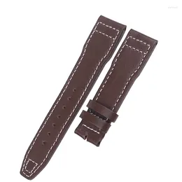 Watch Bands XIANERSHANG Custom Needle Texture Cowhide Watchbands Genuine Leather Belt 20MM 21MM 22 Alligator Pattern Band