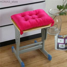 Cushion/Decorative Pillow Autumn Winter Thickened Student Bench Cushion Rectangular Sedentary Seat Cushion Soft Comfortable Crystal Velvet Chair Mat Y240401