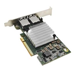 Intel X540-T2 10G Chipset PCIe x8 Dual Copper RJ45 10Gbps Port Ethernet Network Card Compatible PCIE-x8 PCIE-X16