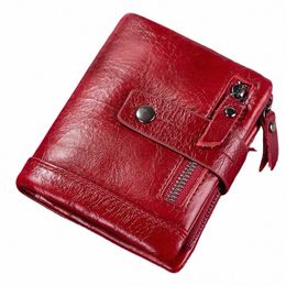 genuine Leather Women Wallet for Coin and Card High Quality Small Female Clutch Handy Purse Fi Ladies Walet Luxury Brand q5Jg#