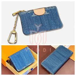 Tasarımcılar Zippy Cüzdan Para Çantası Gündelik Moda Denim Cüzdan Erkek Kadınlar Zippy Küçük Cüzdan Anahtar Koruma Tasarımcı Kartları Tutucu Cüzdan Mini Cüzdan Denim Uzun Zippy Cüzdan