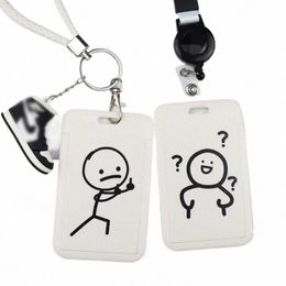 funny Creative Card Holder Badge Credit Card Holders Bank ID Holders Student Bus Card Cover Case for Women Men r2sl#