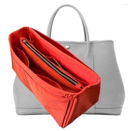 Cosmetic Bags Organizer ForHer. Garden Party Designer Handbags 28 30 36 49 Purse Insert Tote Bag Liner Premium Nylon(Handmade)