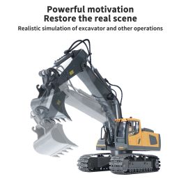 RC Excavator 2.4G Cars Trucks Engineering Vehicle RC Crawler Truck Bulldozer Toys for Boys 1:20 RC Car Dump Truck Children Gifts