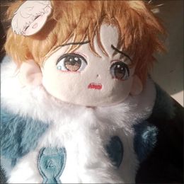 Korean Anime Jinx Kim Dan 20cm Plush Dolls Toy Nude Doll Plushie Cosplay 6814 Kids Gift