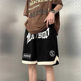 Summer Trendy Sports and Casual Shorts Mens American Style Handsome Loose Versatile Five Piece Pants High Street Ruffian