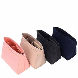 felt Insert Bag Fits For Lgchamp Handbag Liner Bag Felt Cloth Makeup Bag Support Travel Portable Insert Purse Organiser 39kL#