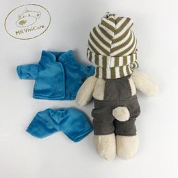 1pc 32cm Stuffed High Quality Classic Teddy Bear Plush Toys Cute Bear With Overalls And Pajamas Dolls Lovely Gift For Girls