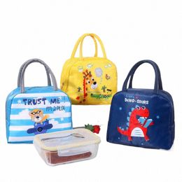 kawaii Portable Fridge Thermal Bag Women Children's School Thermal Insulated Lunch Box Tote Food Small Cooler Bag Pouch q6Ci#