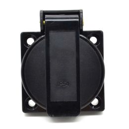 Black 10A 15A Australia Outdoor Industry Waterproof Socket New Zealand AU Power Electrical Wiring Receptacle Outlet 250V