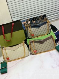 Classic Designer Women's Bag Brand Luxury Shoulder Multicolor Fashion Letter Handbag AAAHH35132