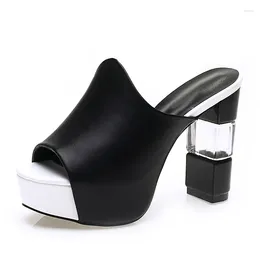 Dress Shoes Sexy Ladies Peep Toe High Heels Sandals Women Party Super Heeled Summer Fashion Platform Black Red D011