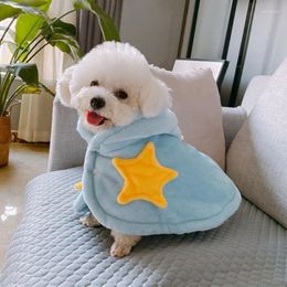 Dog Apparel Winter Coat Soft Super Warm Clothes Puppy Blanket Yorkshire Poodle Pomeranian Schnauzer Cloak Pajamas Accessories