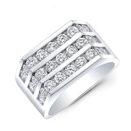 Hailer Joyas 10K 14K Moissanite Vvs Finger With Stone,Gold Ring Designs For Men