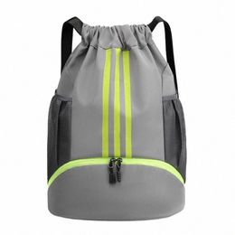 drawstring Beam Mouth Basketball Bag Simple Outdoor Sports Yoga Exercise Backpack Football Bag Student Backpack Ball String Bag 46Wl#