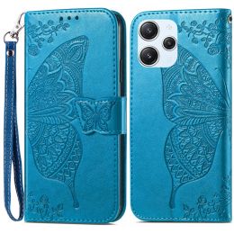 For Xiaomi Redmi 12 Case Soft Silicone Leather Wallet Flip Case For Redmi 12 5G Case Redmi12 4G Wallet Case Coque Fundas